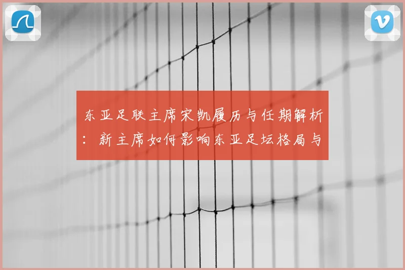 东亚足联主席宋凯履历与任期解析：新主席如何影响东亚足坛格局与中国足球发展路径